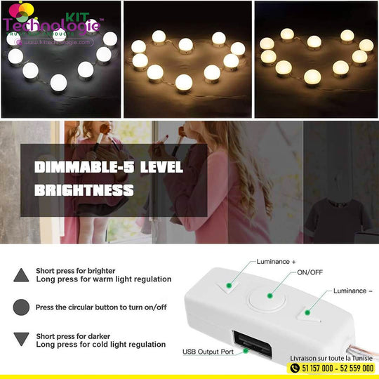 Pack 10 Boules LED