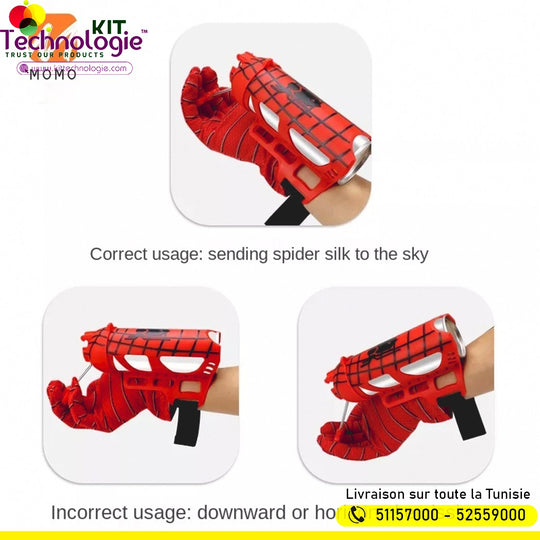 Spiderman Launcher Gant