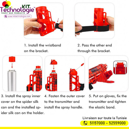 Spiderman Launcher Gant