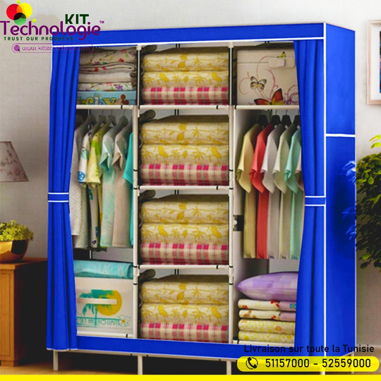 Armoire De Rangement En Tissu 150cm