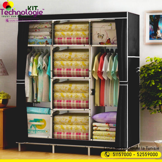 Armoire De Rangement En Tissu 150cm