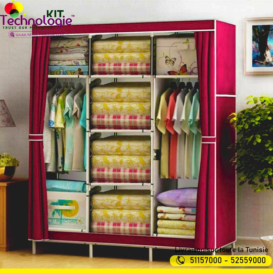 Armoire De Rangement En Tissu 150cm
