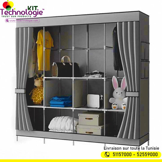 Armoire De Rangement En Tissu 170cm
