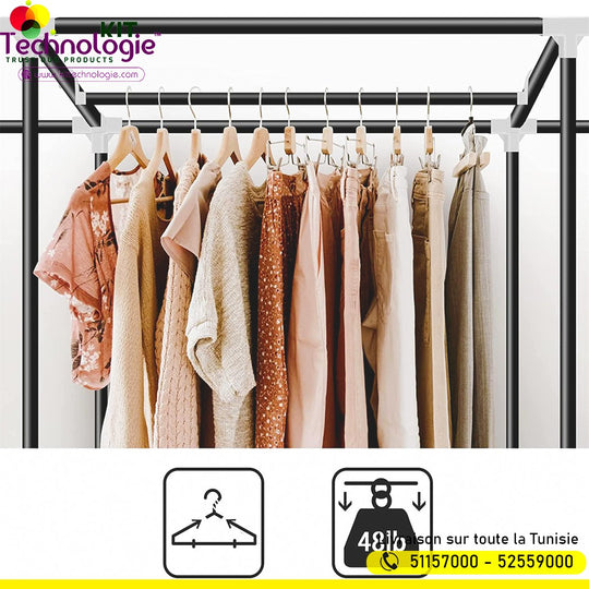 Armoire De Rangement En Tissu 170cm