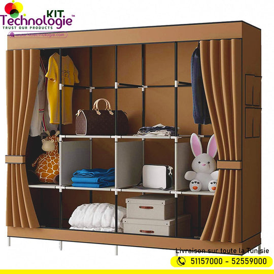 Armoire De Rangement En Tissu 170cm