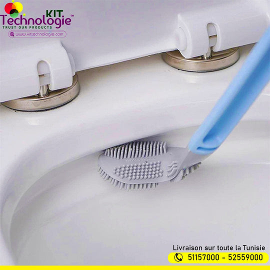 Brosse de Toilette en Silicone