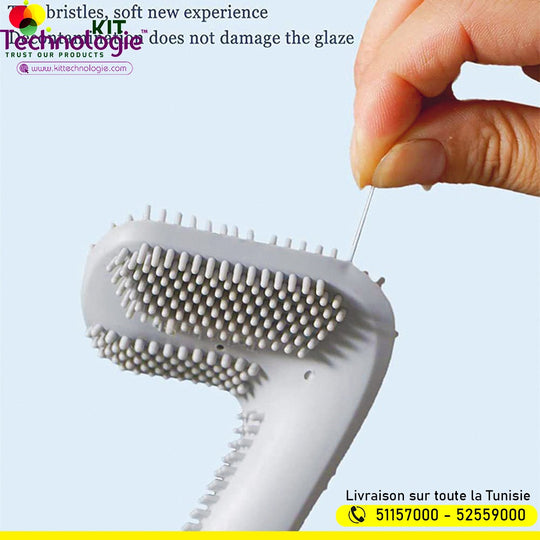 Brosse de Toilette en Silicone