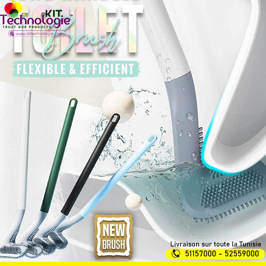 Brosse de Toilette en Silicone