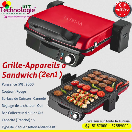 Grille-pain & Sandwich Maker